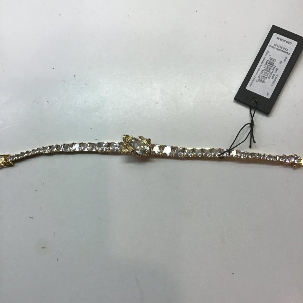 Kate Spade New Rhinestone Tennis Bracelet with Clear Present